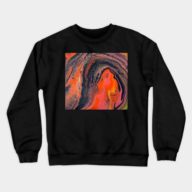 Molten Crewneck Sweatshirt by Kcinnik